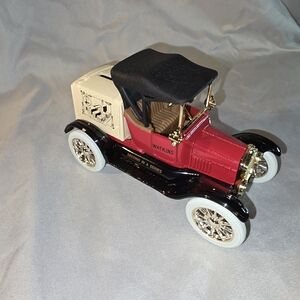 Vintage Style Red and Black Toy Car
